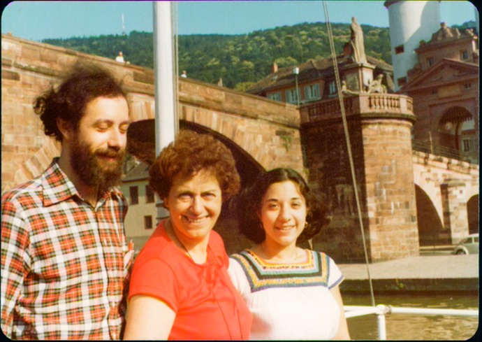 1963 BOB, IRENE, AND DIANNE KUNIS IN GRTMANY