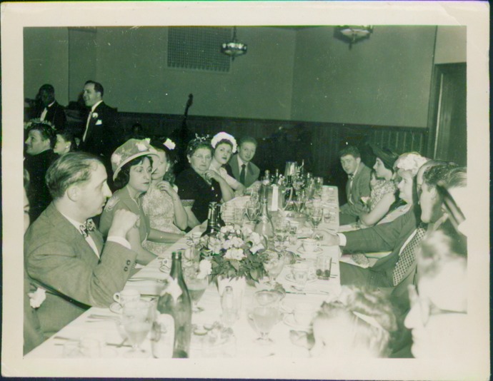 1948 GUESTS AT EDITH'S WEDDING