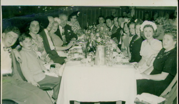 1948 FAMILY GUESTS AT EGITH'S WEDDING