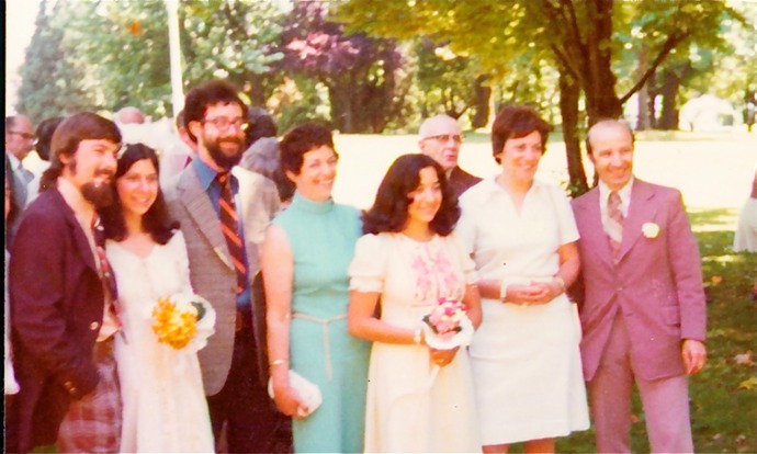 1973 DIANNE AT EILEEN'S WEDDING