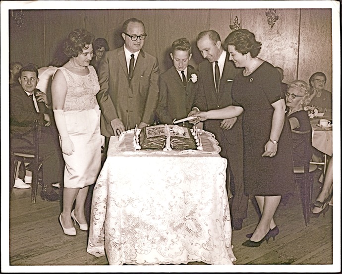  1961 AT ROGER'S BAR MITZVA PARTY