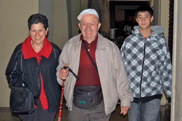 2008 EILEEN, GRANDPA, ANDY IN ITALY