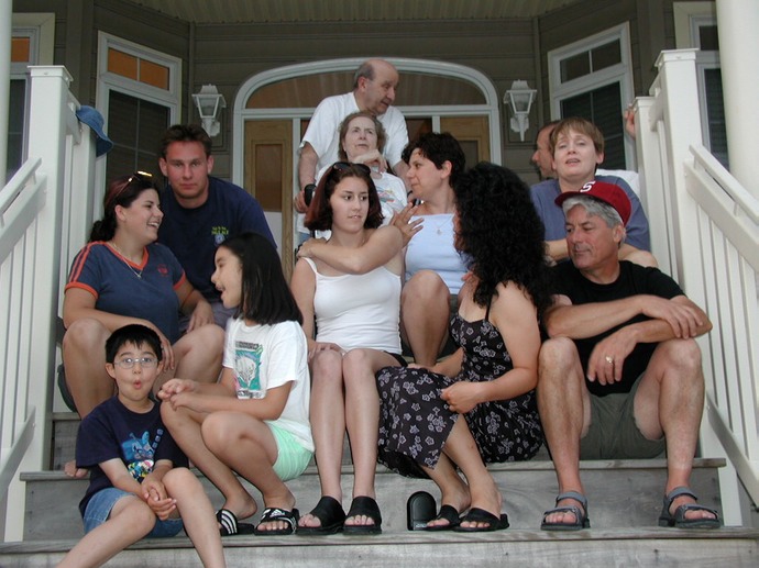 1990 KUNIS FAMILY AT OCEAN CITY,NJ